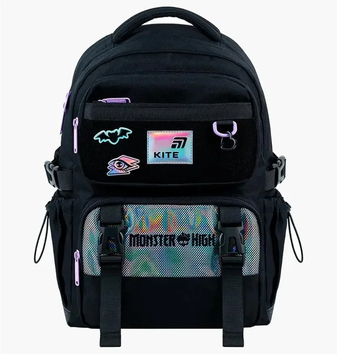 Рюкзак детский Kite Monster High Black MH26-1022M