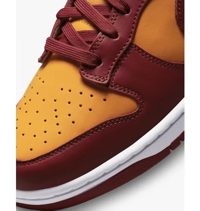 Кроссовки мужские Nike Dunk Low Retro Bordo/Orange Dd1391-701
