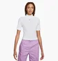 Футболка женская Nike Nsw Essntl Rib Mock Ss Top White DV7958-100