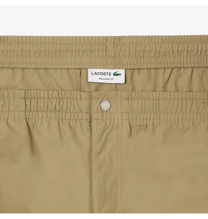 Шорты мужские Lacoste Relaxed Fit Cotton Shorts Beige GH7220-51-CB8
