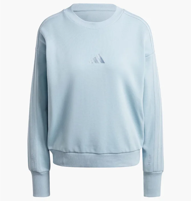 Свитшот женский Adidas All Szn E Swt Light Blue IY6852