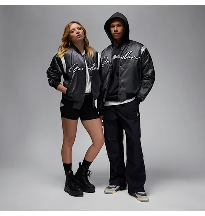 Бомбер чоловічий Air Jordan Mvp Hbr Vrsty Jkt Black HF9297-045