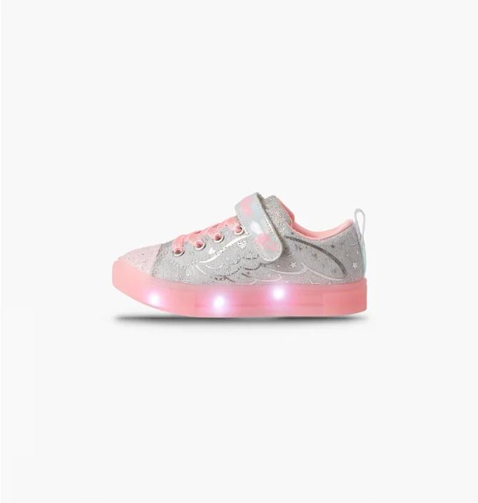 Кросівки дитячі Skechers Twinkle Sparks Ice Grey/Pink 314703L-GYPK