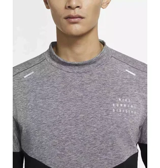 Лонгслив мужской Nike Therma Fit Run Division Sphere Grey/Black DV8110-010