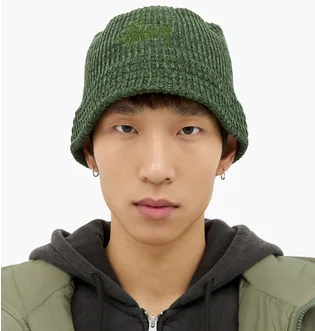 Панама унисекс Stussy Bucket Multi Knit Green 1321218-0401