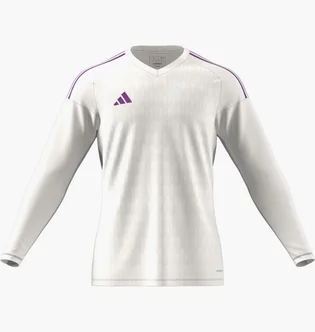 Лонгслів чоловічий Adidas Long-Sleeve Jersey T23 C Gk Jsy L White HK7694