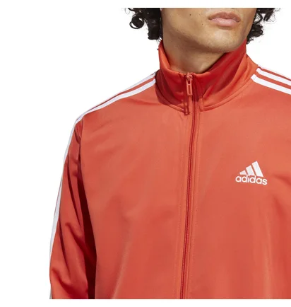 Спортивный костюм мужской Adidas Tracksuit Basic 3-Stripes Orange IC6786