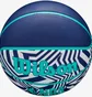 Баскетбольний м'яч Wilson Nba Drv Plus Dazzle Camo Bskt Indigo Blue/Turquoise WZ3016102XB6