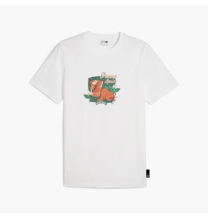 Футболка мужская Puma Graphics Spritz White 625414-02