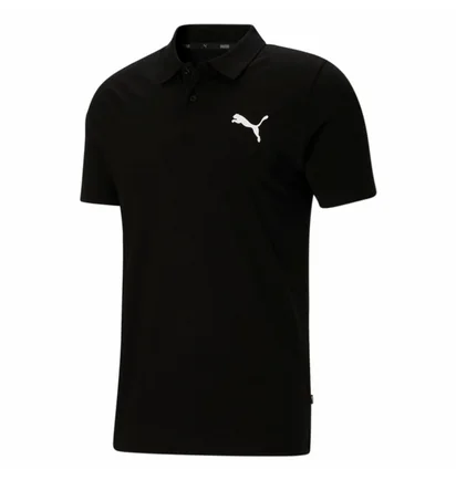 Поло мужское Puma Essentials Short Sleeve Polo Shirt Black 588509-01