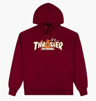 Худи мужское Thrasher Thr X Toy Machine Vortex Bordo 145587-MAR