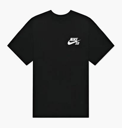 Футболка унисекс Nike M Nk Sb Tee Logo Black DC7817-010