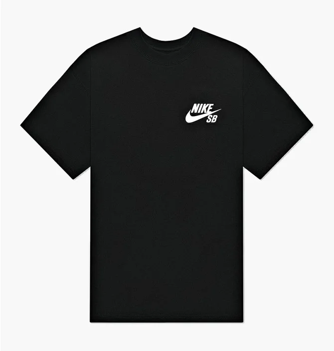 Футболка унисекс Nike M Nk Sb Tee Logo Black DC7817-010