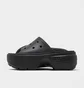 Тапочки женские CROCS Stomp Platform Slide Sandals Black 209346-001