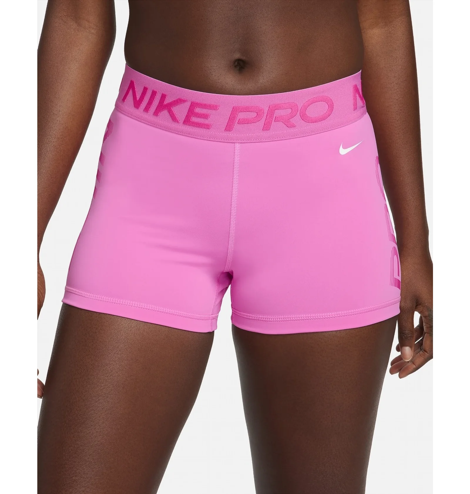 ᐉ Шорты женские Nike Pro Womid-Rise 3 Graphic Shorts Pink FN3141