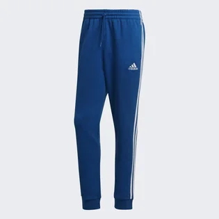 Штаны мужские Adidas Essentials Fleece Tapered Cuff 3-Stripes Pants Blue HL2270