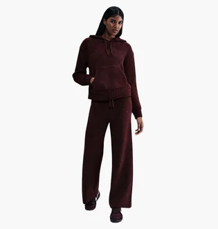 Штани жіночі Nike Sportswear Phoenix Cosy Bouclé Bordo HV2766-619