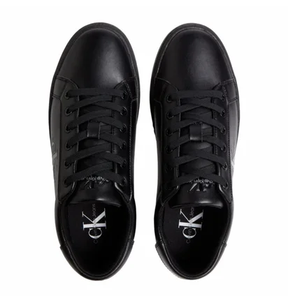Кроссовки мужские Calvin Klein Leather Trainers Black YM0YM004910GT