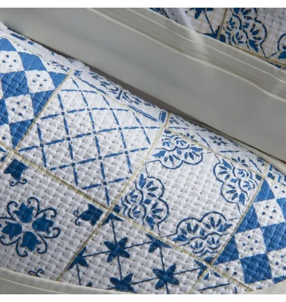 Кроссовки мужские Kith For Vault By Vans Azulejo Tile Og Classic Slip-On Lx White VN0A32QNWHT