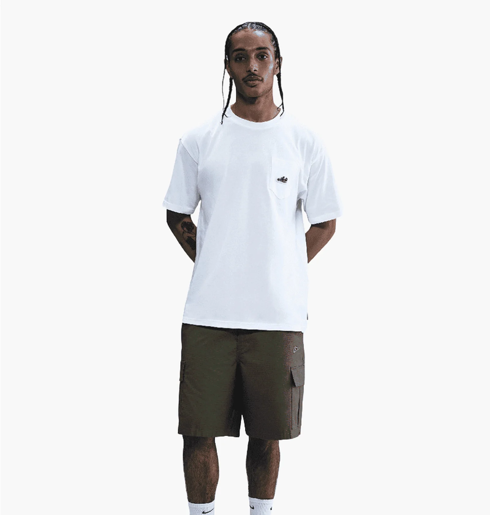 chouquettes 　no7 ᐉ Футболка чоловіча Nike Accs Patch Cnct White HQ9242-100