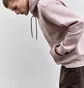 Худи мужское H&M Loose Fit Pink 0970819108