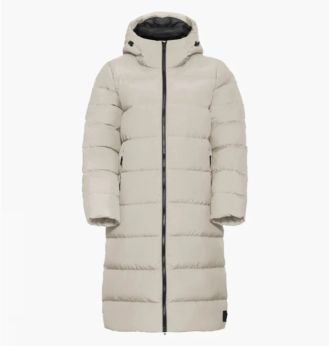 Пуховик жіночий Jack Wolfskin Frozen Palace Beige 1204133A-0056