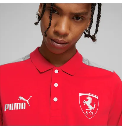 Поло мужское Puma Ferrari Race Mt7 Red 538207-02