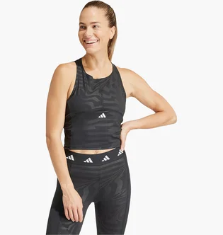 Топ жіночий Adidas Techfit Printed Crop Training Tank Top Black IN6876
