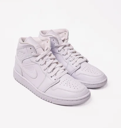 Кроссовки женские Air Jordan 1 Mid White DV0991-111