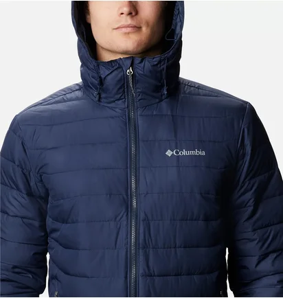 Куртка чоловіча Columbia Powder Lite™ Hooded Insulated Jacket Blue 1693931-465
