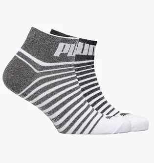 Шкарпетки унісекс Puma Quarter Grey/White (2 пари) 101002001-022