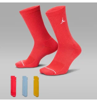 Носки Air Jordan Everyday Cush Poly Crew Multi (3 пары) DX9632-917