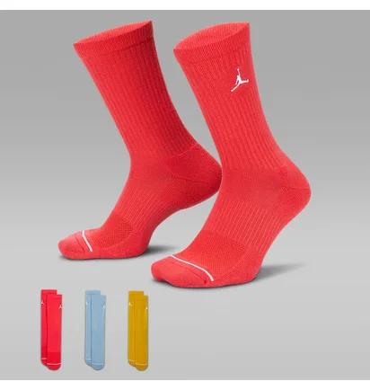 Носки Air Jordan Everyday Cush Poly Crew Multi (3 пары) DX9632-917