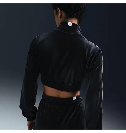 Кофта женская Nike Cllctn Velour Fz Black FZ3679-010