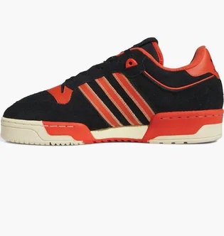 Кросівки чоловічі Adidas Rivalry 86 Low Shoes Black/Orange IF6264