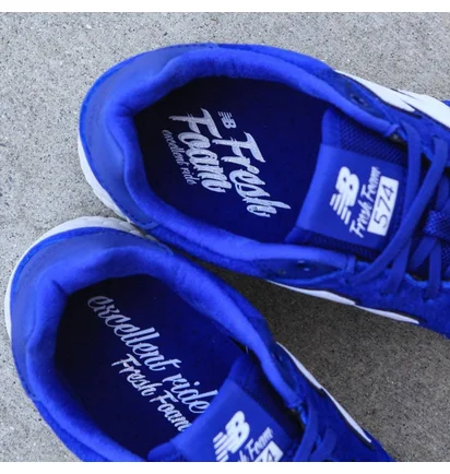 Кросівки чоловічі New Balance 574 Fresh Foam Suede Mfl574Fe Blue MFL574FE