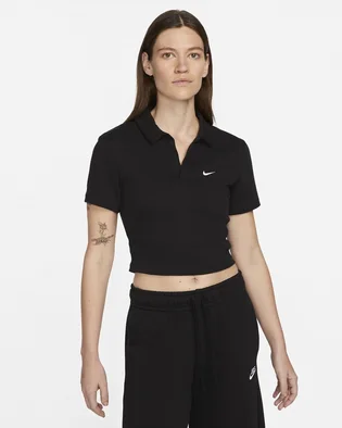 Поло женское Nike Sportswear Essential Black Dv7884-010