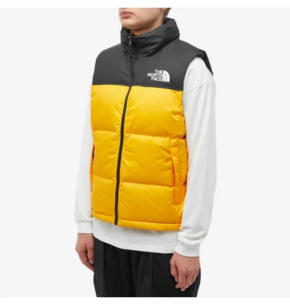 Жилетка чоловіча The North Face 1996 Retro Nuptse Vest Yellow/Black NF0A3JQQZU3