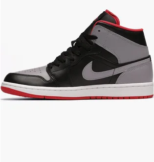 Кроссовки мужские Air Jordan 1 Mid Black/Grey DQ8426-006