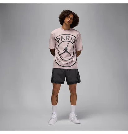 Футболка мужская Air Jordan Psg Ss Logo Pink HV3411-627