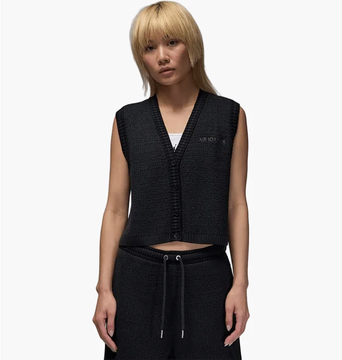ᐉ Жилетка жіноча Air Jordan Knit Vest Black FV7113-045 - придбати