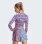 Топ женский Adidas X Farm Rio Crop Long Sleeve Shirt Multi IT9409