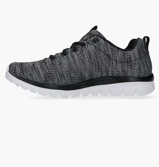 Кросівки жіночі Skechers Graceful - Twisted Grey 12614-BKW
