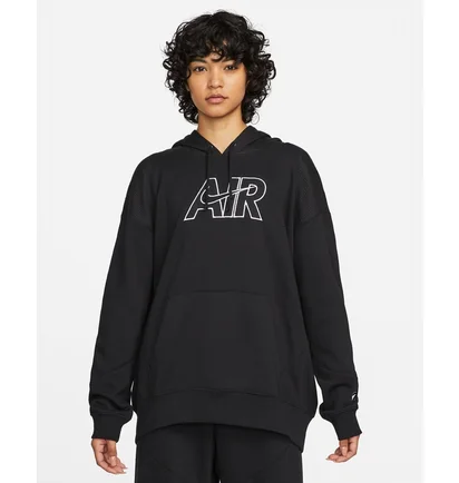 Худи унисекс Nike Air Fleece Hoodie Black Dm6059-010