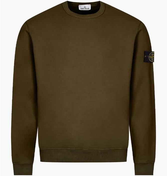Свитшот мужской Stone Island Sweatshirt Olive 791562420-V0058