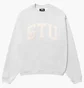 Свитшот унисекс Stussy Stu Applique Grey 118577-0062