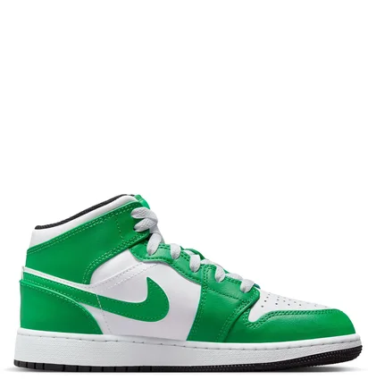 Кроссовки детские Air Jordan 1 Low Lucky Green/White DQ8423-301