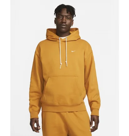 Худі чоловіче Nike Solo Swoosh MenS Fleece Pullover Hoodie Yellow DX1355-754