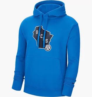 Худи мужское Nike Nba Milwaukee Bucks City Edition Logo Blue CN2551-406