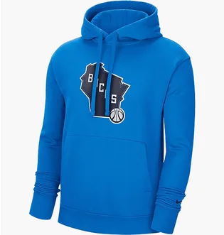 Худі чоловіче Nike Nba Milwaukee Bucks City Edition Logo Blue CN2551-406